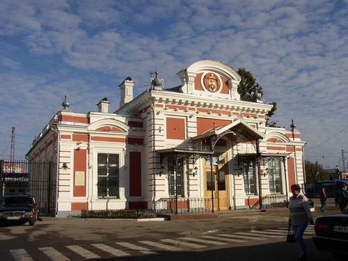 Императорский железнодорожный павильон в Нижнем Новгороде, 1892-1894 гг. Общий вид