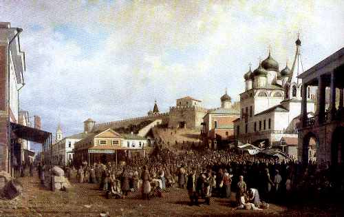 П.П. Верещагин. Рынок в Нижнем Новгороде. 1867 г. (ННГХМ)