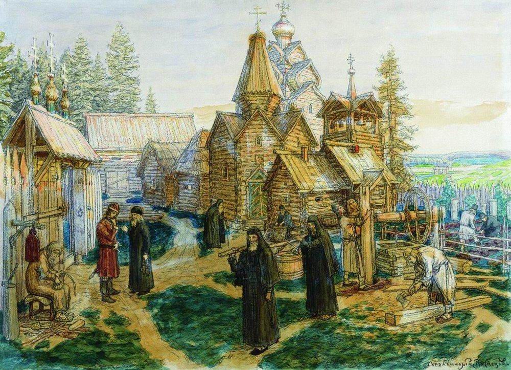 А.М.  Васнецов. Троице-Сергиева лавра (1908–1913)