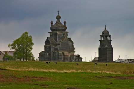 5. Преображенская церковь 1786 г. и колокольня 1793 г. в селе Турчасово. Фото А.В. Афанасьева