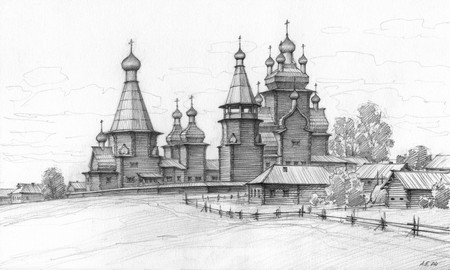 6. Храмовый комплекс села Турчасово. Реконструкция автора