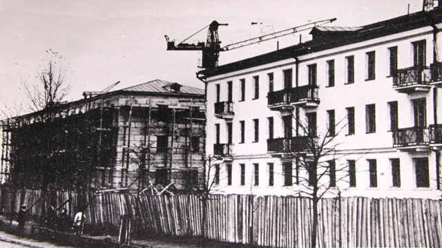 Жилищное строительство (совр. Московский район). Фото 1950-х годов