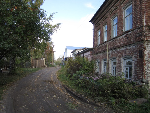 Городец. Ул. Маркса на Кириловой горе. Вид с юга. Фото 2013 г.