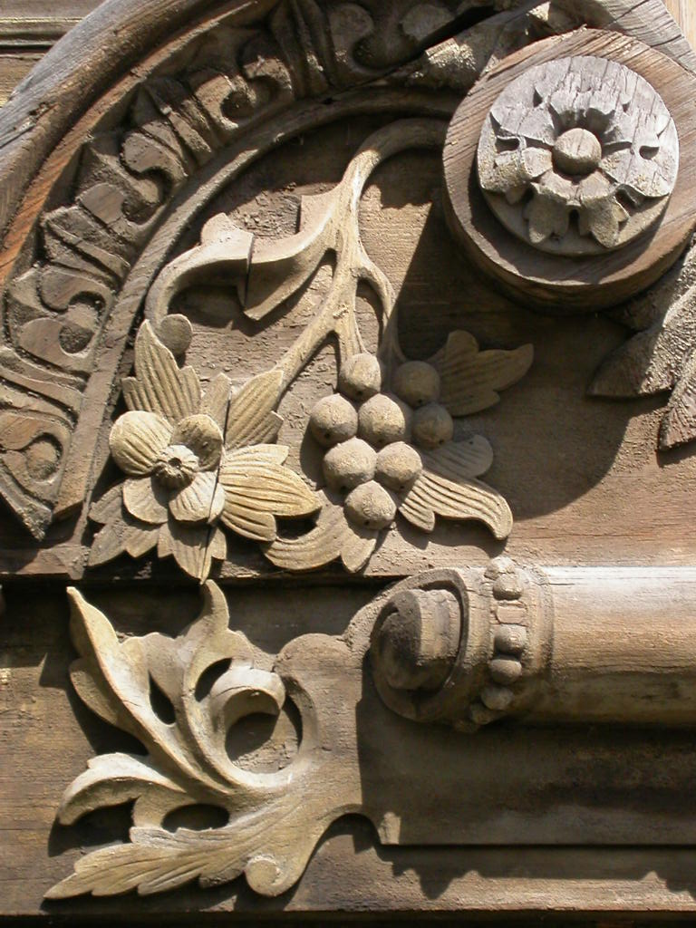 Деталь дом Колмакова. Конец XIX в. Тюмень, ул. 25 Октября