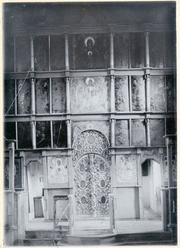 Церковь Михаила Архангела в селе Большие Поляны. Иконостас. 1909. ОР НА ИИМК РАН