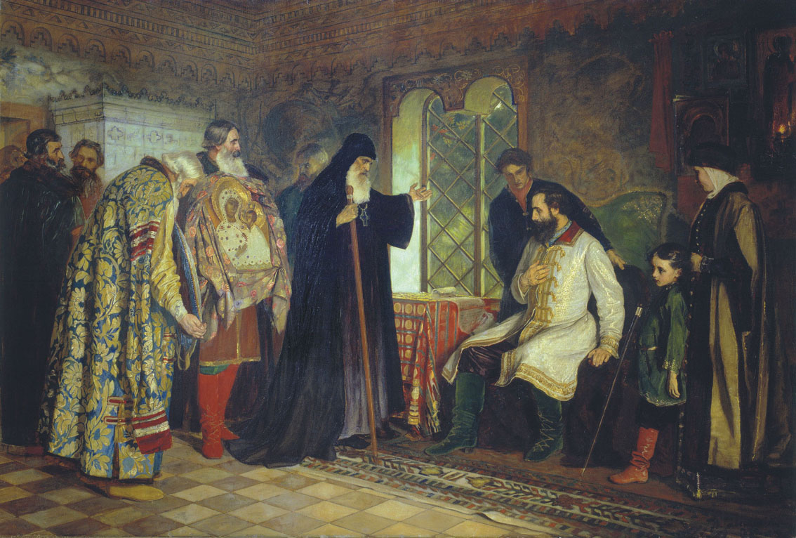 В.Е. Савинский. Нижегородские послы у князя Дмитрия Пожарского (1882)
