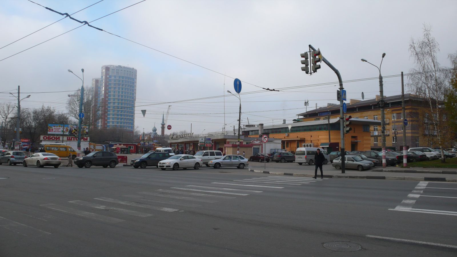 Общий вид на автостанцию «Площадь Сенная»